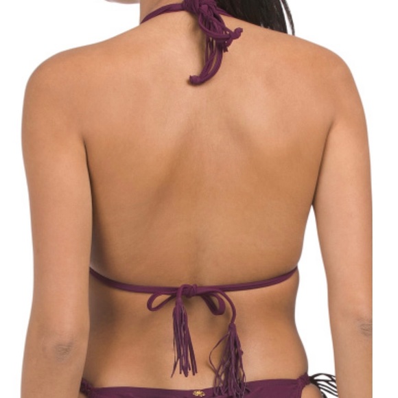 PQ Mila Triangle bikini top size S and M NWT in Sangria - Picture 2 of 7